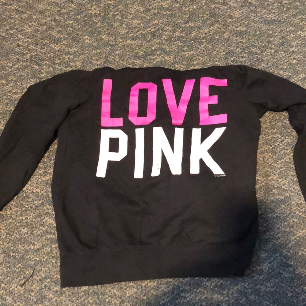 Pink sweatshirt hoodie